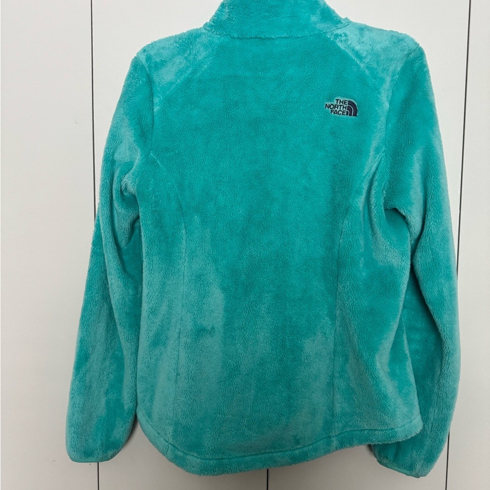 The North Face Turquoise Fleece Jacket - Picture 2 of 4